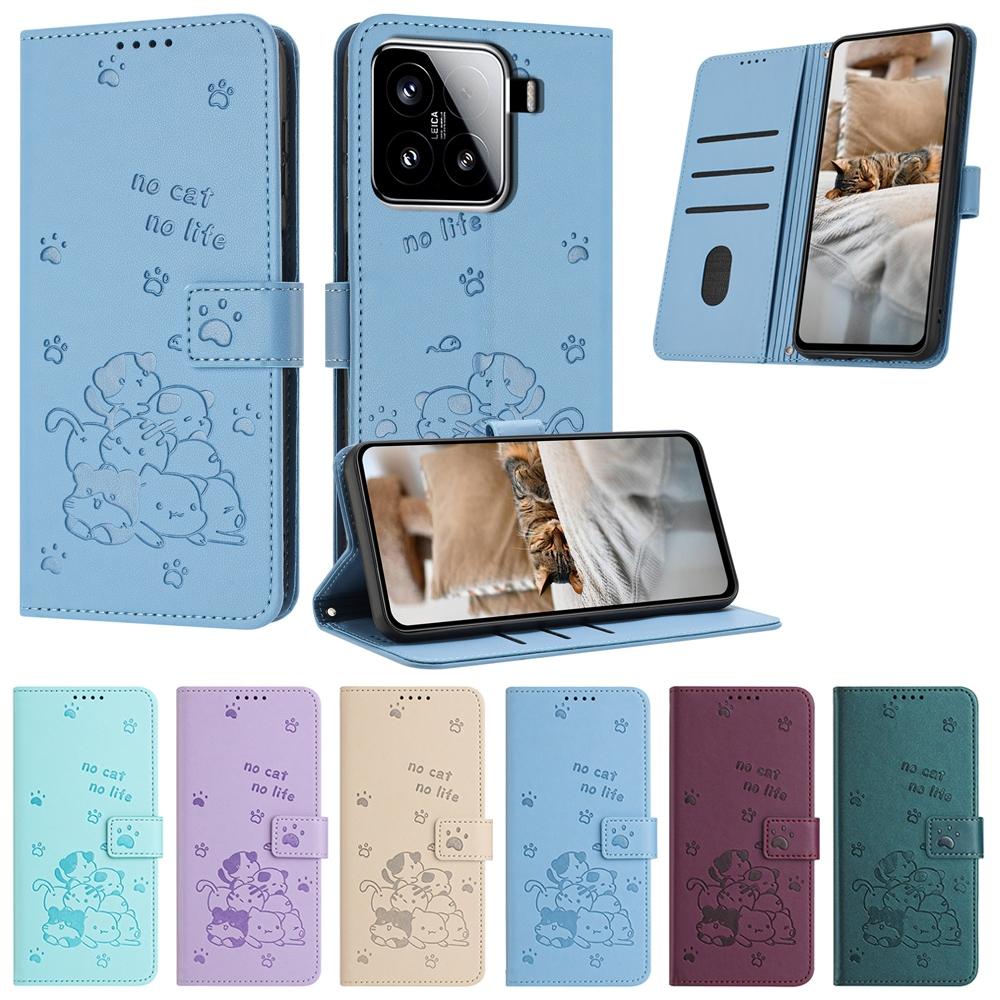 Curte Кожаный кошелек-чехол для Xiaomi 13T Poco C61 C55 X5 F5 Redmi Note 12 11 Pro Plus 10 10S 10T 11S 10C Turbo 3 K70E