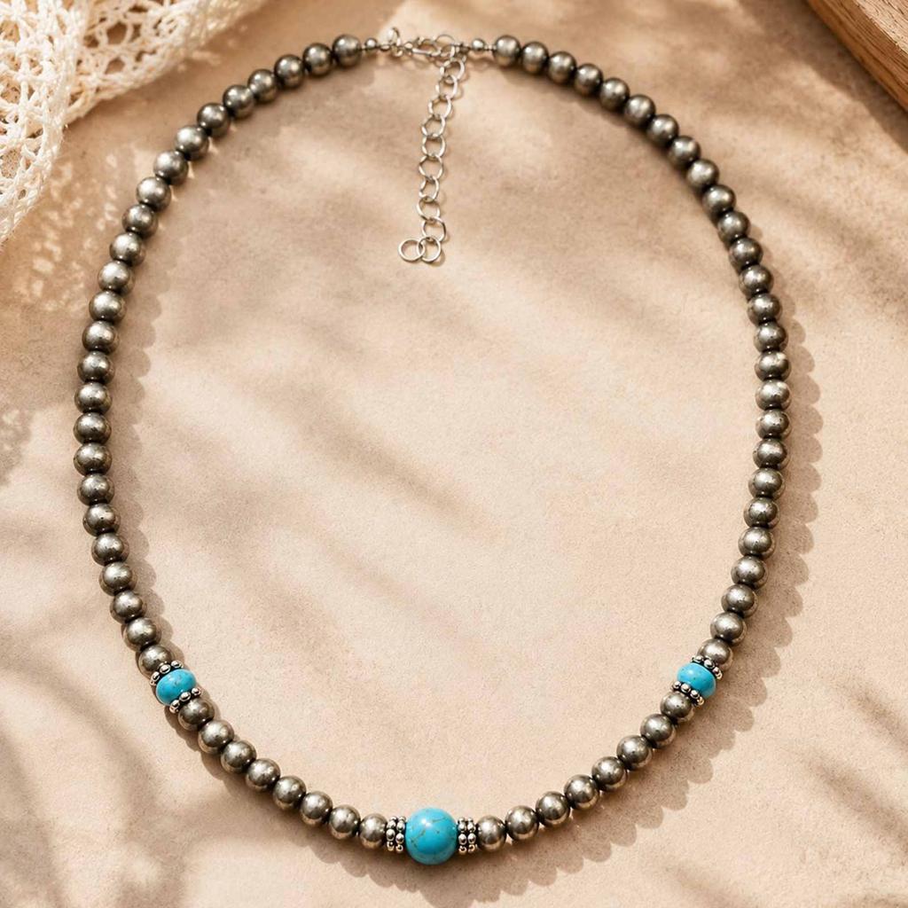 Акриловое ожерелье-чокер с бисером Seed Beads в богемном стиле для мужчин, Ручная работа, Ожерелье-чокер из натуральных камней, Короткая цепочка на шею, Простые украшения, Вечеринка