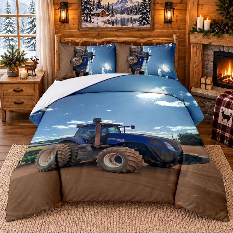 New Holland Pattern Bedding 3Pcs Set Bed Sheet And Pillowcases For Indoor Bedroom