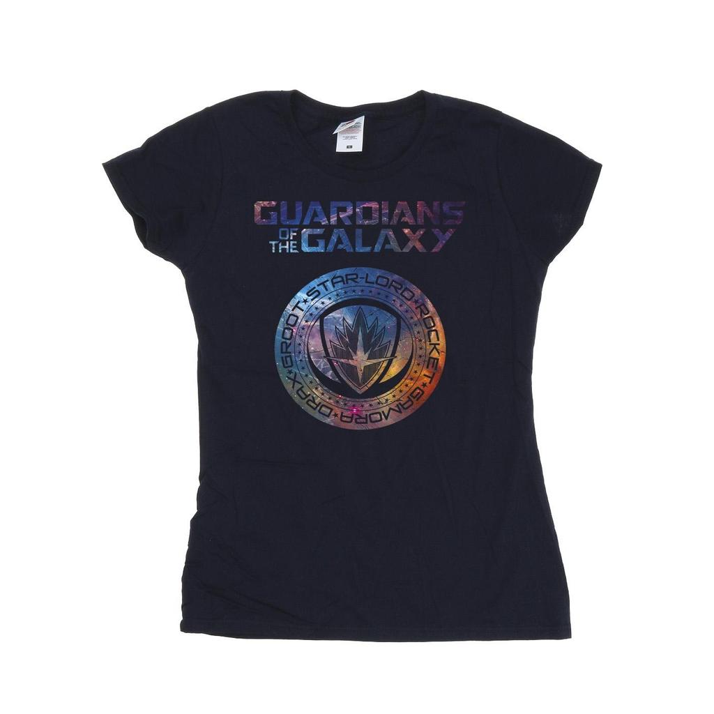 Marvel Womens/Ladies Guardians Of The Galaxy Stars Fill Logo Cotton T-Shirt