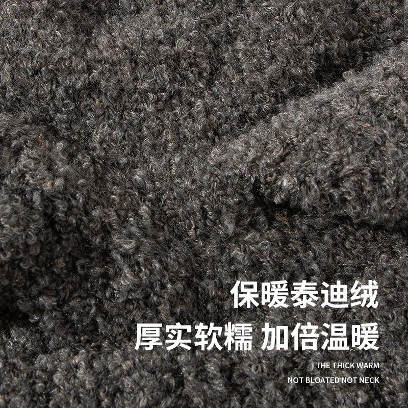 Милая шапка с медвежьими ушками женская осенне-зимняя для маленького лица теплая универсальная защита ушей вязаная шерстяная шапка