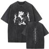 Washed Vintage Rap Band PNL Tour  Tshirts Famous Le Monde Chico Album Tshirt Men Women Hip Hop Fashion Oversized T Shirts