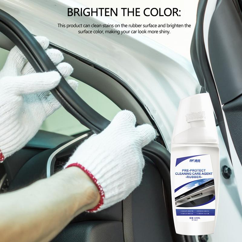 125ml Plastic Trim Restorer Back To Black For Car Plastic Rubber Vinyl Gloss Auto Coating Car Detailing Renovator Shiny Darker