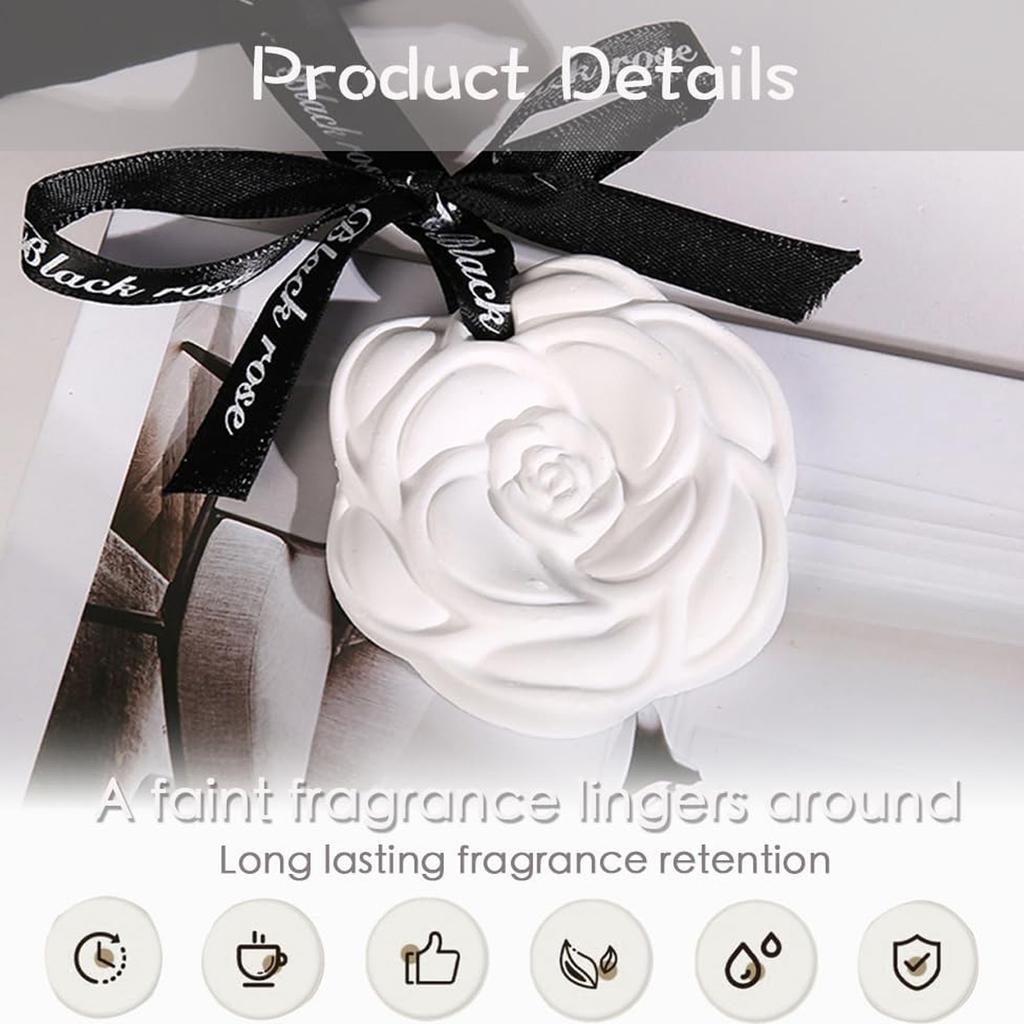 Camellia Fragrance Gypsum Fragrance Home Bedroom Long Lasting Fragrance Room Aromatherapy Hanging Sheet Wardrobe Car Fragrance