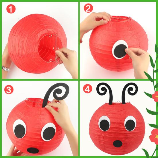 Гусеница бумажные фонарики потолочные подвесные фонарики украшения с глазами и ртом для школьного класса день рождения декор