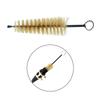 Mouthpiece Cleaning Brush Metal Handle Bristles Sax Trumpet Clarinet Mouthpiece Cleaner Brushes