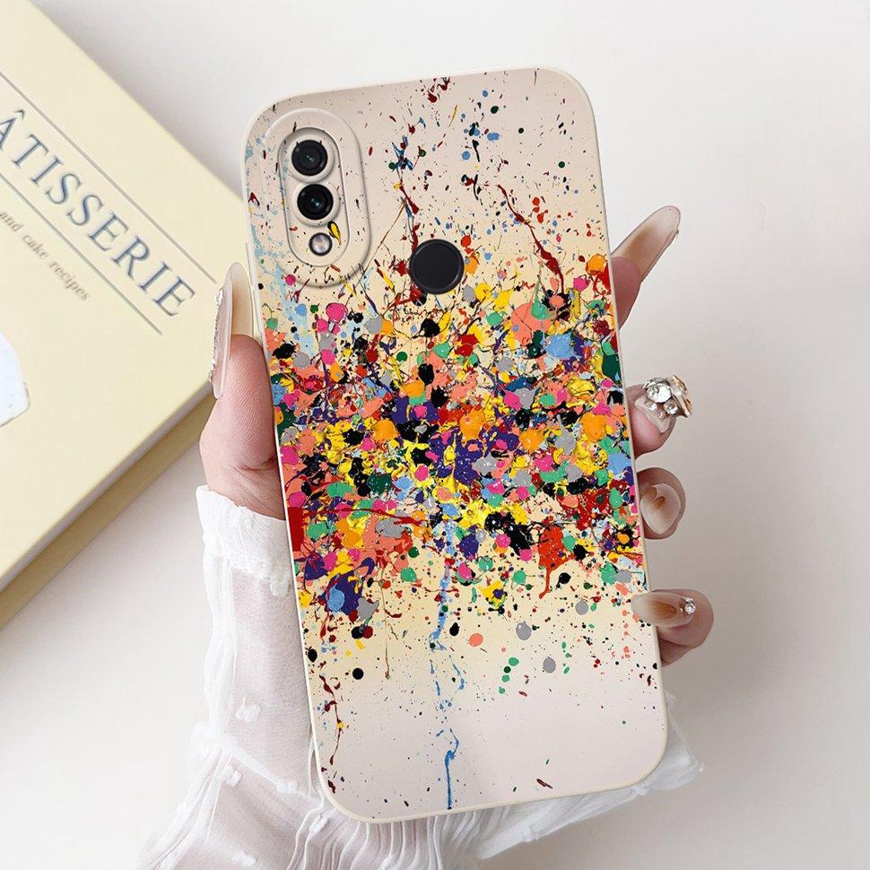 For Xiaomi Redmi Note 7 Case 2019 Lovely Cartoon Painting Back Cover Soft Slim Phone Case For Redmi Note 7 Note7 Bumper 6.3"