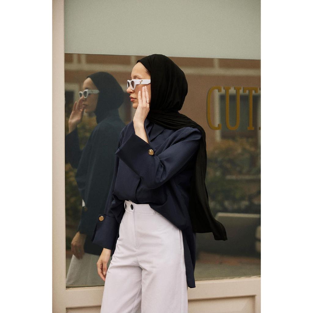 Wide Cuff Poplin Shirt