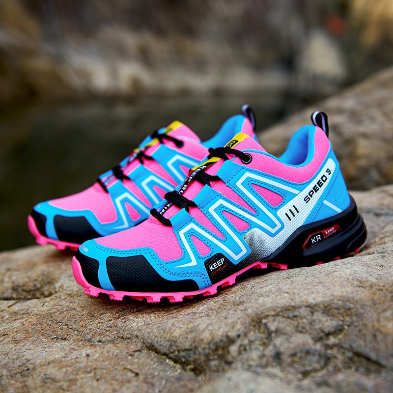 Женская модная водонепроницаемая нескользящая походная обувь, мягкая и удобная уличная обувь, кроссовки, размер 36-42