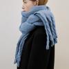 Rosefrantz Wide Long Muffler [Blue]