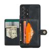 For Samsung Galaxy A53 5G Case Leather Phone Back Cover Magnetic Detachable Card Bag