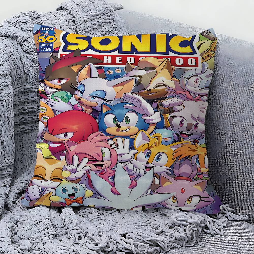Аниме Игра S-SonicS Персонализированная Наволочка Детская Спальня Декор Дикой Вечеринки Наволочка Подарок на День Рождения Ребенка Душ