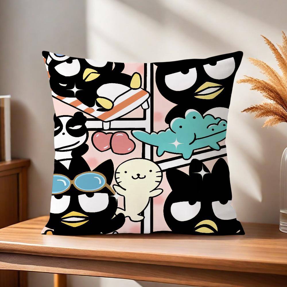 BAD Comfortable Soft Pillow Case B-BADTZ for Sofa Living Room Home Decor Protective MARU Cover Cartoon Without PillowInsert