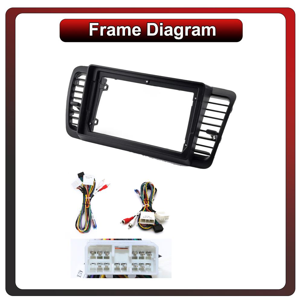 2Din Android Car-Play Car Radio,Subaru Legacy Outback 2003-2009,Multimedia Player Head Unit Stereo GPS Navigation BT WIFI,1+16GB