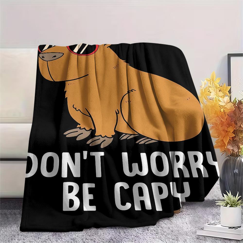 Sloth water dolphin raccoon Print Flannel Blanket,High quality Comfortable for All Seasons,Home Decor,Warmth and Comfort,Perfect for Christmas Gifts