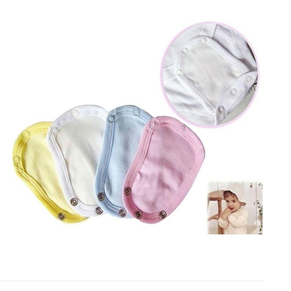 4 Colors Soft Cotton Babies Jumpsuit Pads Jumpsuit Extend Changing Pads Covers Diaper Lengthen