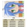 Konata izumi L-Lucky S-Star Blanket  Warm Novelty Plush Bedding Throws For Child Couch Bed Flannel Bedspread Bed Cover