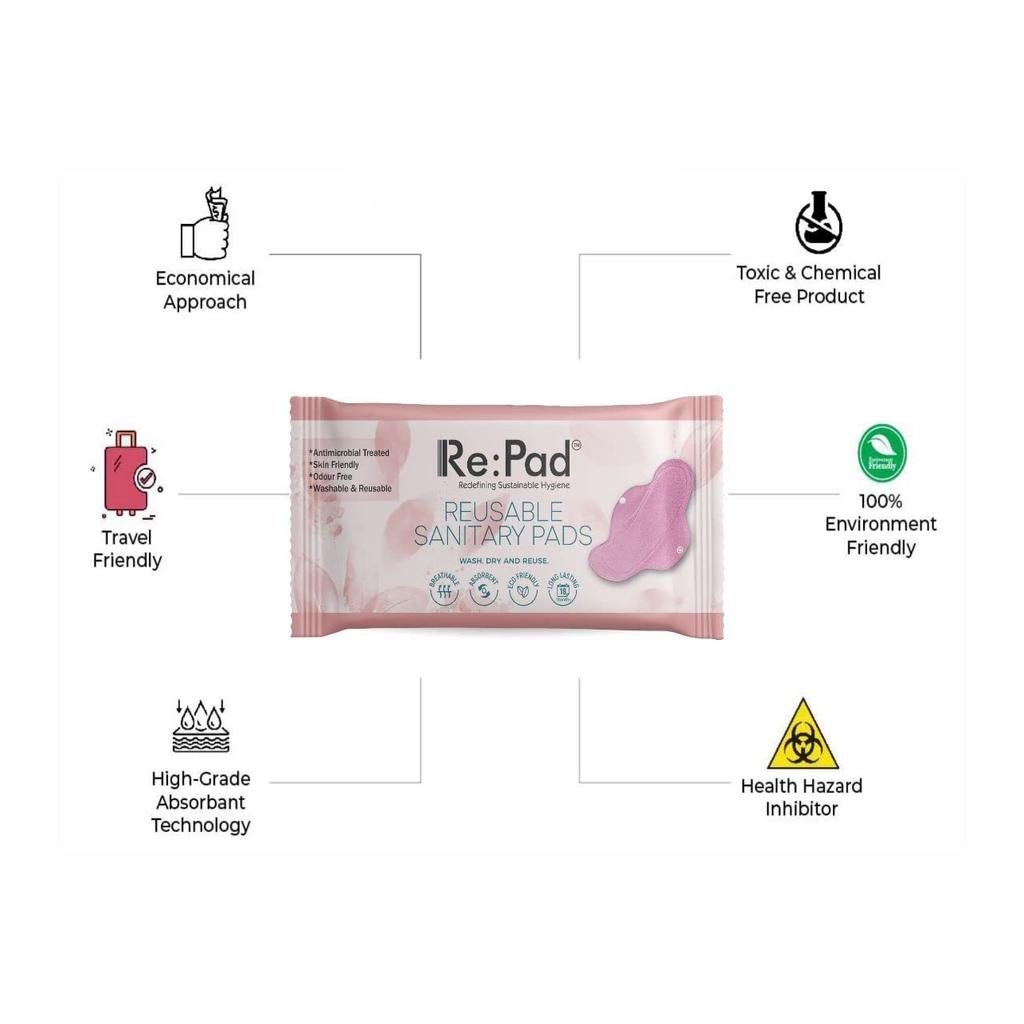 Сертифицированные органические прокладки для женщин, можно стирать и использовать повторно в течение 18 месяцев, они безопасны для кожи.