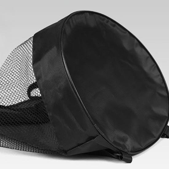 Basketball Backpack Half Net Drawstring Mouth Storage Ball Portable Adjustable Straps Backpack