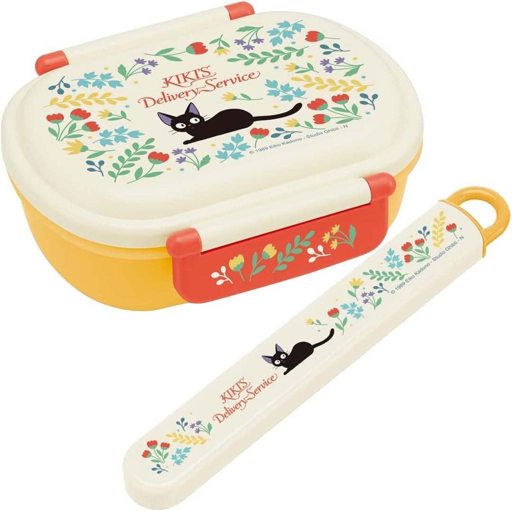 Skater Lunch 1 with Core Dishes Fluffy Kids Antibacterial Made In Ghibli Delivery Jiji Girls QAF2BAAG Children's Box, Tier, 360ml, (Side Container),