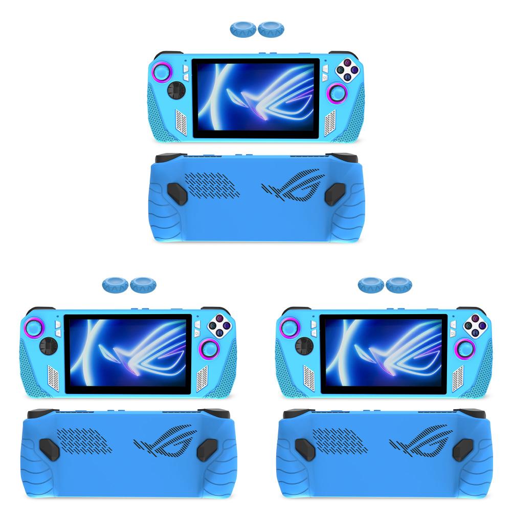 Силиконовый корпус консоли Нескользящий чехол для консоли ASUS Rog Ally (синий)
