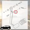 10Pcs Replacement Parts Lamp Brake Light Switch Stopper Cushion Brake Pedal Pad Clutch