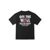 Vans Футболка Off The Wall Ss Простой пуловер Повседневная футболка с коротким рукавом Унисекс Топы VN000QNEBLK