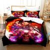 Anime King Of Fighters Bedding Set Duvet Cover Bed Set Quilt Cover Pillowcase Comforter King Queen Size Boys Adult Bedding