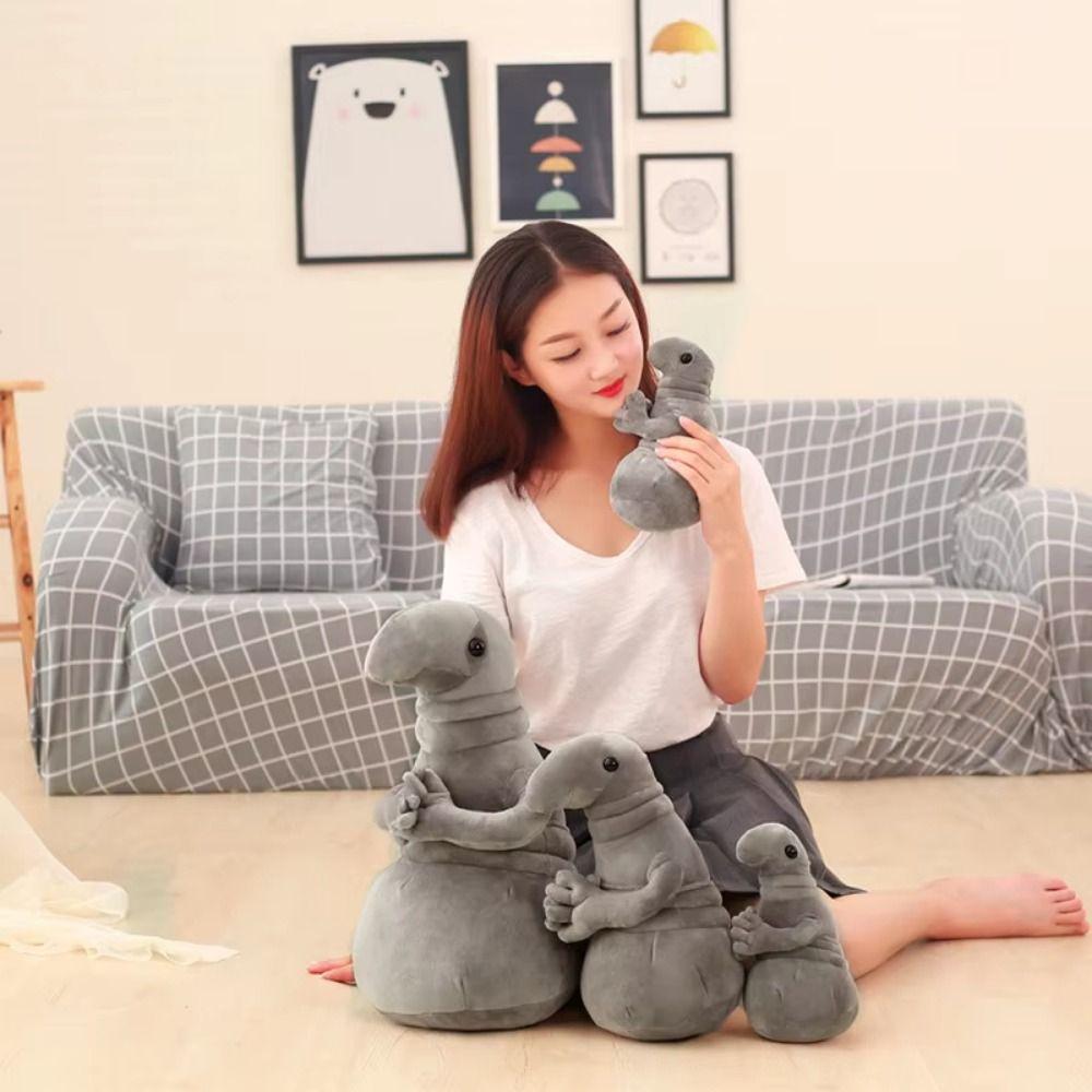 20cm/35cm/45cm Alien Plush Doll The Russian Zhdun Plush Statue Doll Monster Plush Toy  Holiday Gift