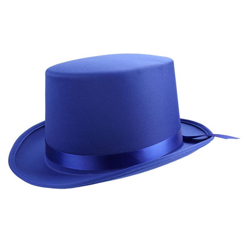 Magician High Hat Gentleman's Top Hat Adult Children's Men's and Women's Stage Performance Hat European and American New Jazz Hat