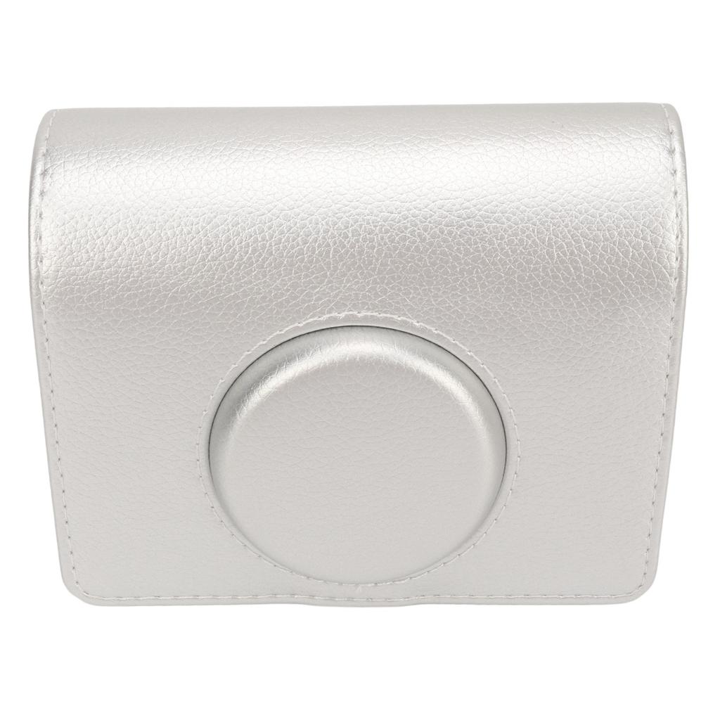 Instant Camera Case Vintage Magnetic Flip Top Scratch Proof with Shoulder Strap Camera PU Leather