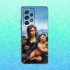 M-Mona Lisa Art D-Da-Vinci Phone Case For Samsung S25,S24,S23,S22,S21,S20,S10,Ultra,Plus,Lite,FE,Soft Silicone Black Cover