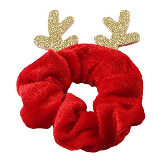 Рождественский утиный воротник Эластичный плюшевый воротник для питомца Санта-Клаус Рождественская елка Шея