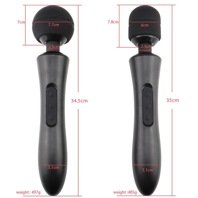 Мощный электрический вибратор для массажа взрослых секс-игрушки для женщин огромный AV Magic Wand Head 20 скоростей