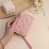 Korean Fashion Embroidered Heart Women's Tri-fold Short Wallet & Coin Purse