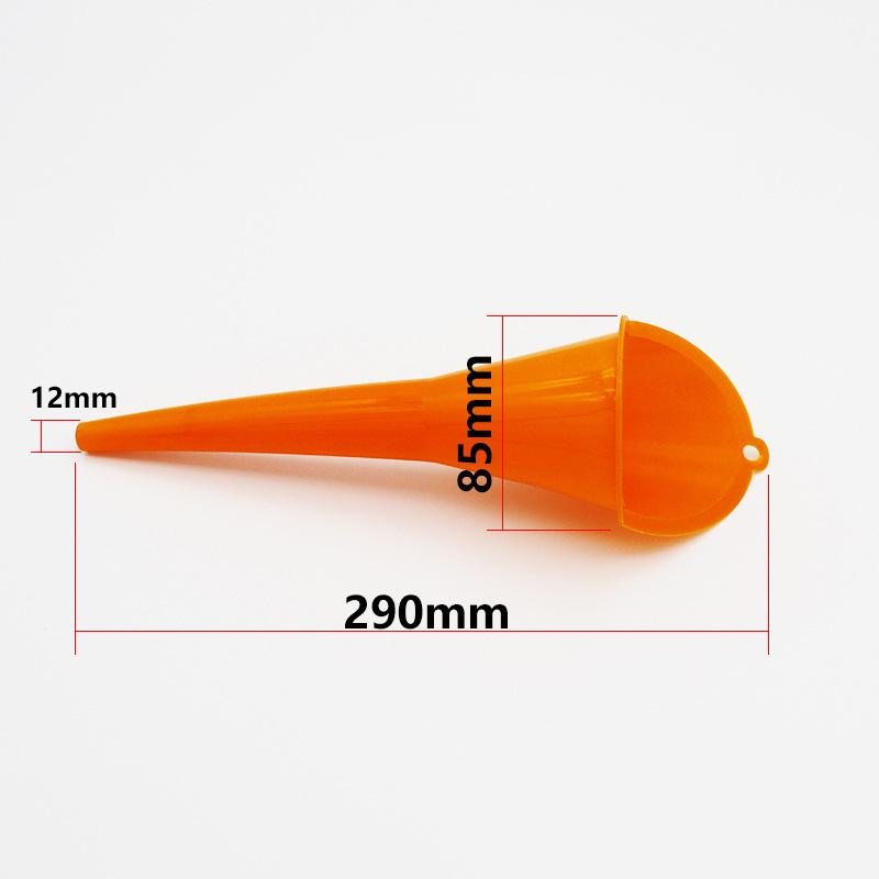 1/4Pcs Anti-splash Car Long Mouth Oil Funnel Filling Tool Gasoline Oil Fuel Plastic Motorcycle Engine Refueling Auto Accessories