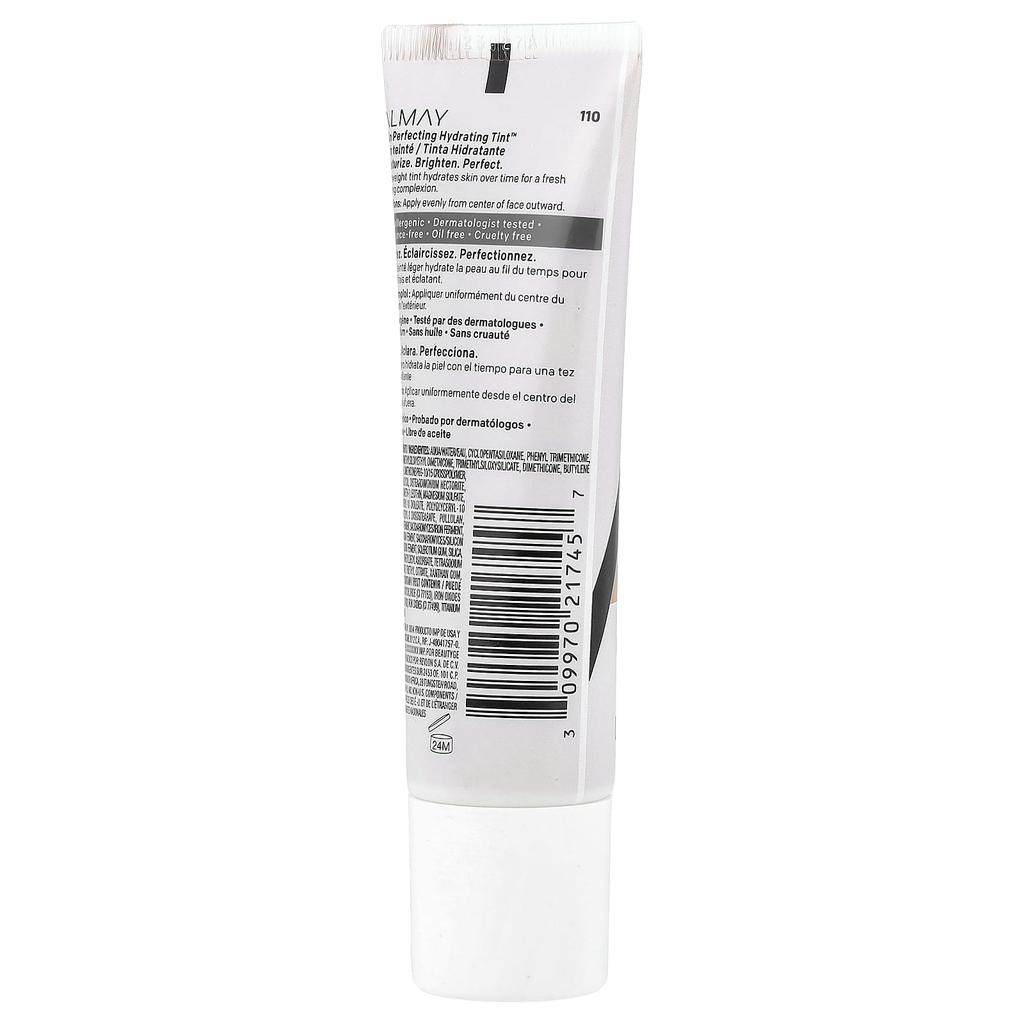 Almay Skin Perfecting Hydrating Tint™, 110 Buff, 28ml (0.94fl Oz)