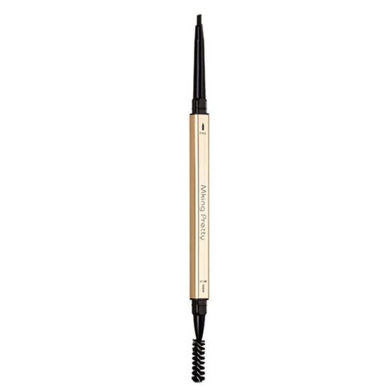 0.1g Eyebrow Filler Ultra-precision Long-lasting Double Head Square Gold Color Tube Beauty Brow Pencil for Women