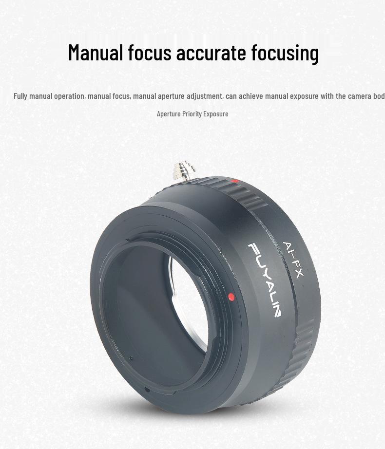 Адаптер объектива AI-FX для объективов Nikon AI на беззеркальные камеры Fujifilm серии X