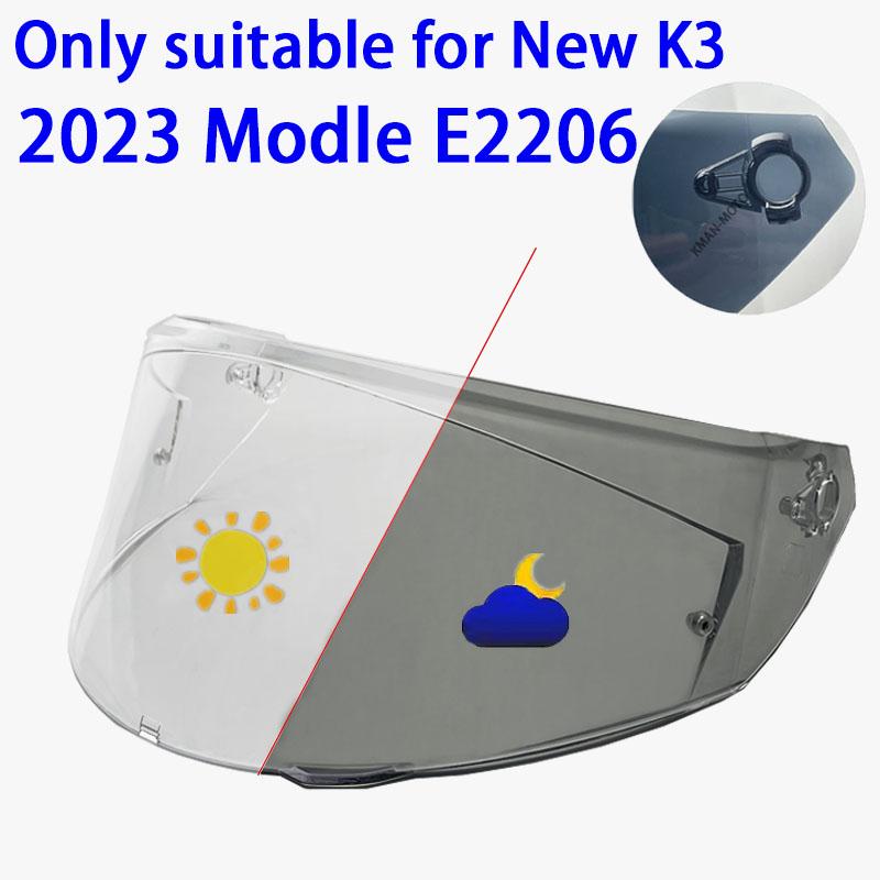 Helmet Visor for AGV K3 Shield New Model E2206 Old K3 K4 Motorcycle Helmet Glasses Motorbike Helmet Lens Motorcycle AccessoriesSpeed Sensors 6