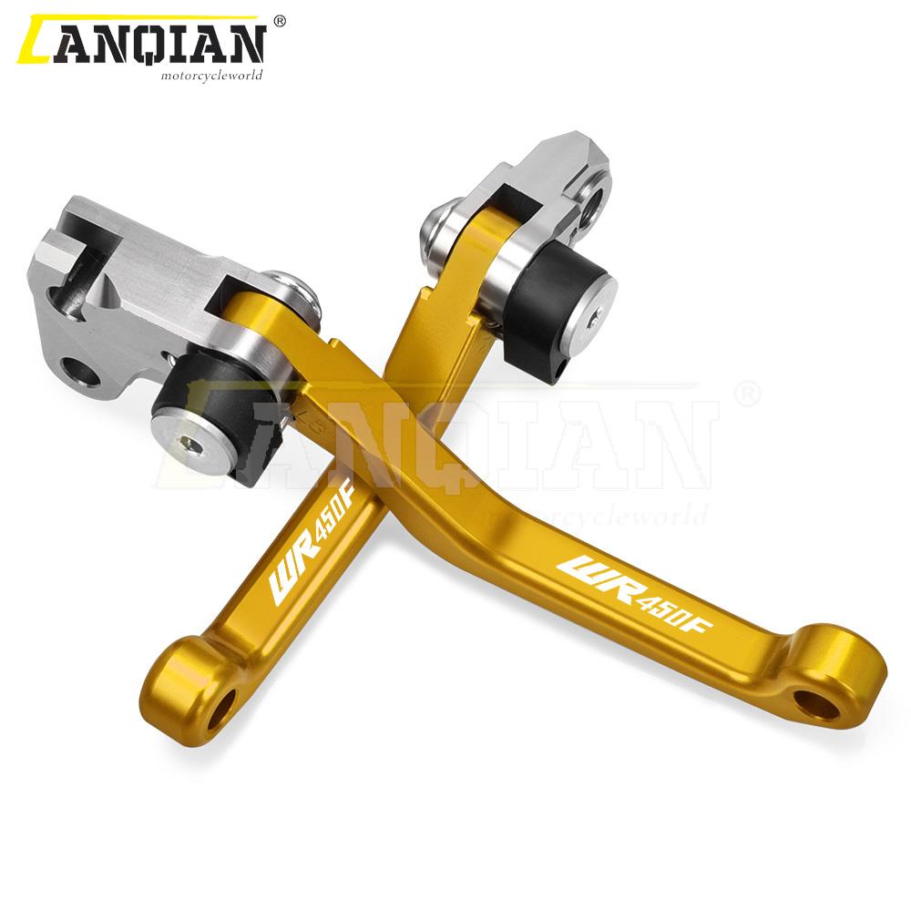 WR450F Dirt Bike Brake Clutch Levers Stunt Clutch Easy Pull Cable System Set For YAMAHA WR 450 F 2001-2023 Motocross Accessories