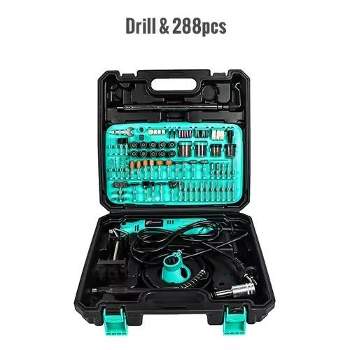 Mini Electric Drill 220V/110V Power Tools Drilling Machine Handheld Grinder Accessories for Dremel Engraving Cutting