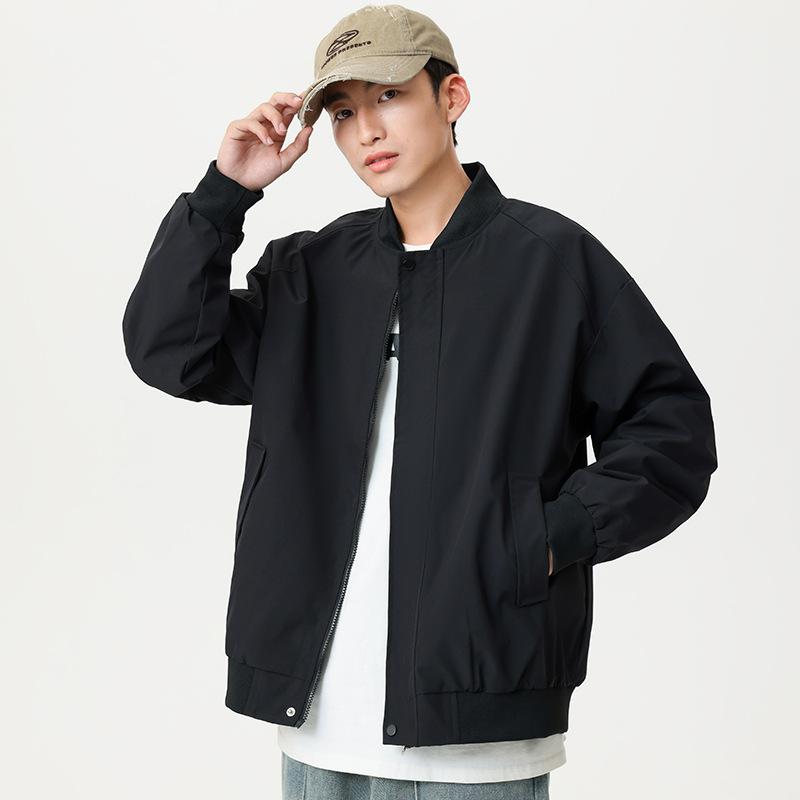 American Bomber Jacket Men's Spring and Autumn High-end Jacket High Street Baseball Jersey