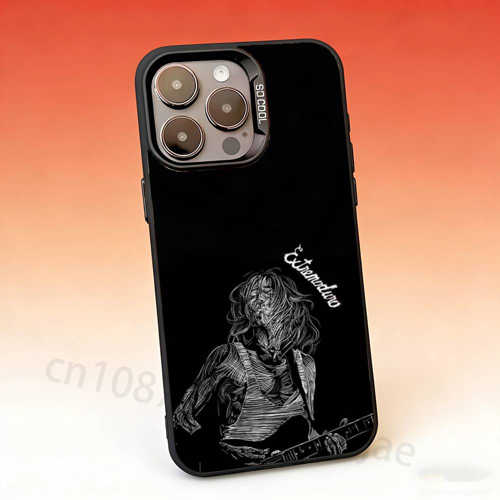 Band E-Extremoduro Robe Phone Case For iPhone 17,16,15,14,13,12,11,Pro,Max,Plus,Mini Candy Matte Shockproof Cover