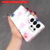 2DFlat Samsung phone case Watercolor Pink Blue Floral Phone Case Applicable to Galaxy S22 S23 S24 S25ULTRA S26 A12 A13 A14 A15 A16  A34 A35 A54 A55