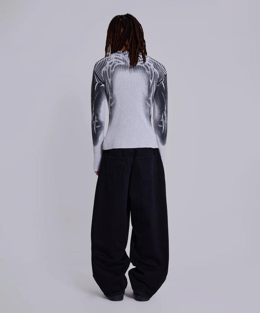 Jeidideuleondeon (M) Tattoo Spray Knit Jumper Multi