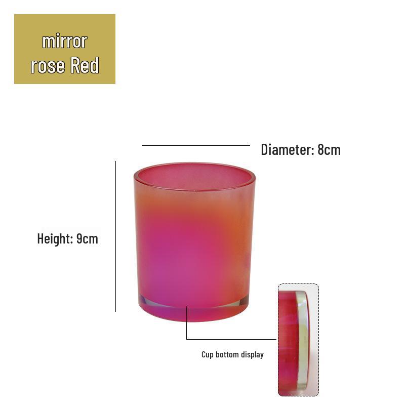 Electroplated Aromatherapy Glass Candle Holder - DIY Home Decor