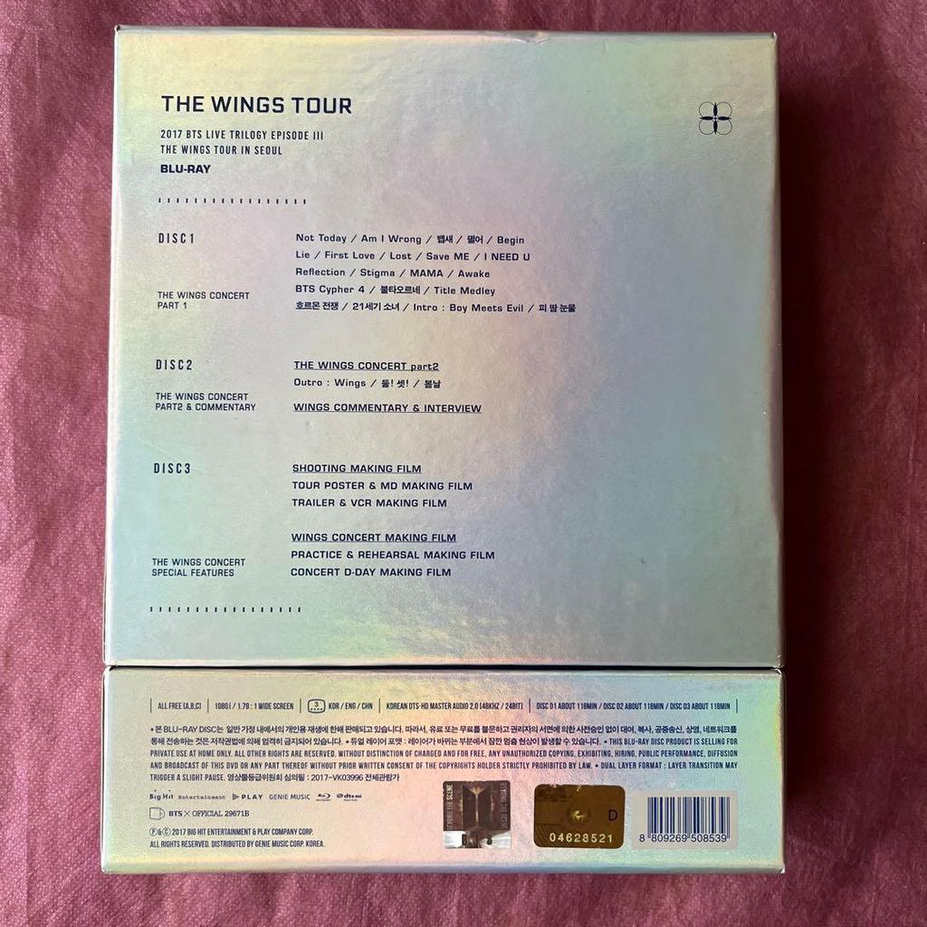 [USED] BTS THE WINGS TOUR IN SEOUL Blu-ray