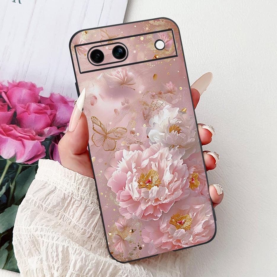 For Google Pixel 8A Case Pixel8 Pro Cute Cat Lion Painted Cover Soft TPU Phone Case For Google Pixel 8 Pro Pixel8A Fundas Bumper