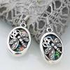 Fashion Bohemia Colored Glaze Dragonfly Earrings Wedding Ear Drop Dangle Jewelry